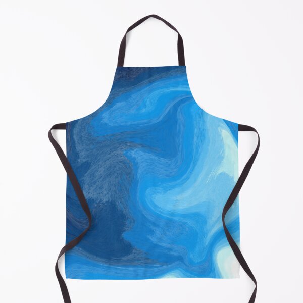 Item preview, Abstract blue teal liquid swirl designed and sold by Quacktails.