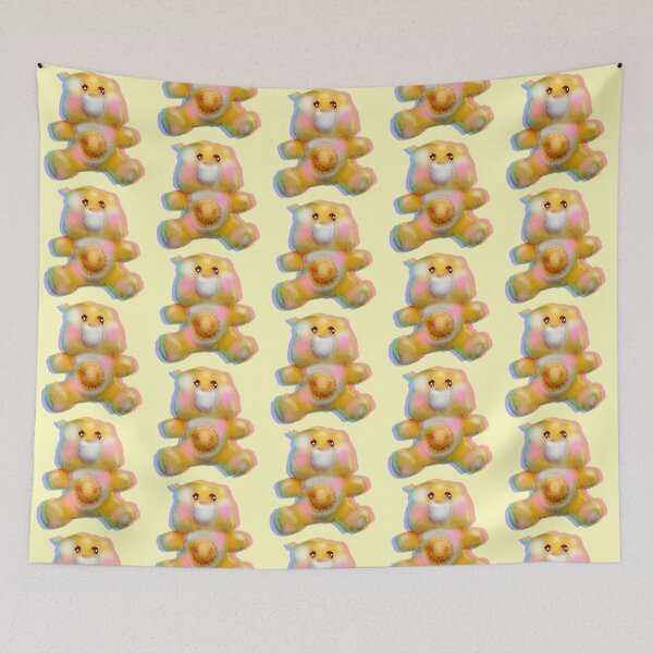 Item preview, Vintage sunbear plushie glitch designed and sold by NikiiNeko.