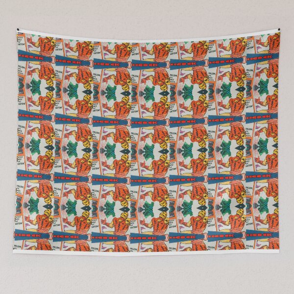 Item preview, Whimsical Cartoon Character Pattern designed and sold by EnchantedDecor.