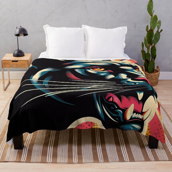 Item preview, Fierce Panther: Vibrant Pop Art Portrait designed and sold by Vitalka-uk.