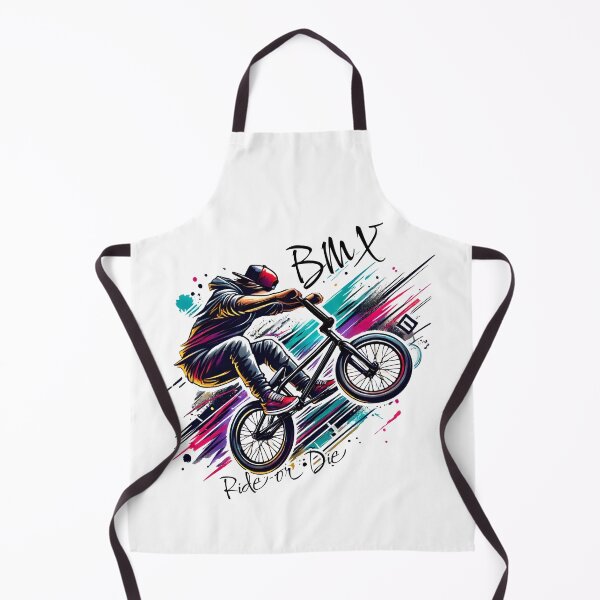 Item preview, BMX Rider Performing Freestyle Jump Trick with Graffiti Style designed and sold by Tong4130.