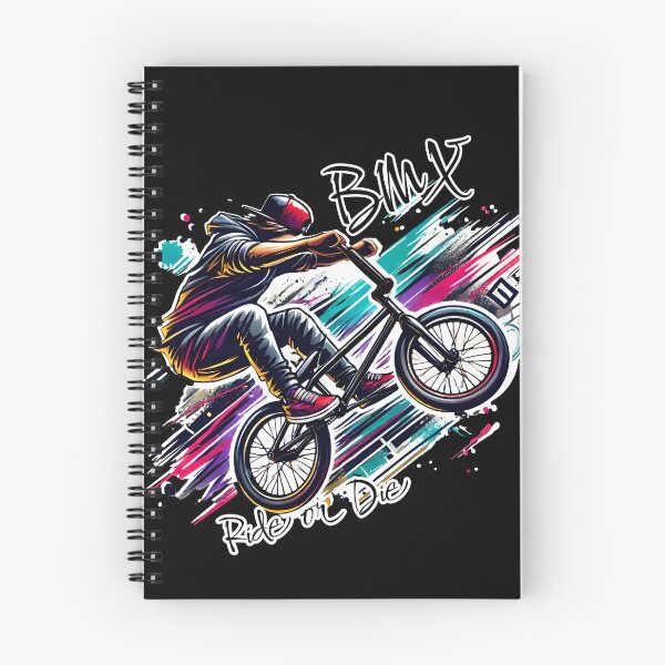 Item preview, BMX Rider Performing Freestyle Jump Trick with Graffiti Style designed and sold by Tong4130.