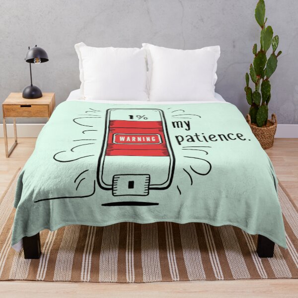 Item preview, Don't test my patience, is running low  designed and sold by Ajax90.