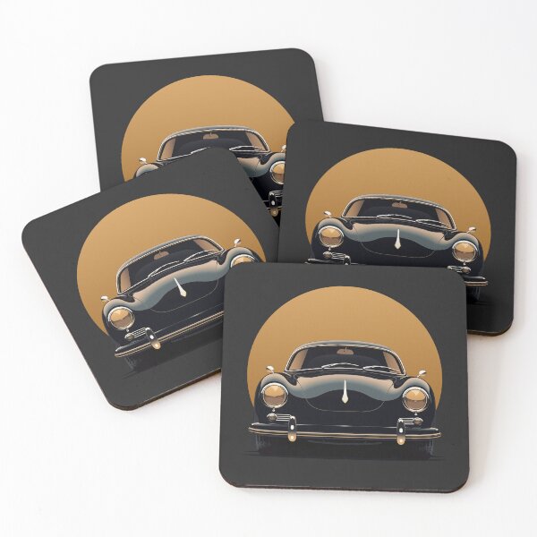 Item preview, Porsche 356 Golden Sun Front illustration designed and sold by blackdogshop.