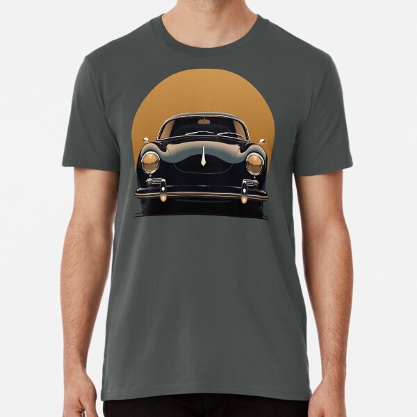 Item preview, Porsche 356 Golden Sun Front illustration designed and sold by blackdogshop.