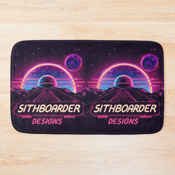 Item preview, SITHBOARDER DESIGNS SYNTHWAVE GALAXY HIGHWAY designed and sold by Sithboarder.