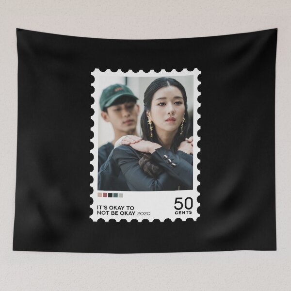 Item preview, It's Okay to Not Be Okay (2020) Stamp designed and sold by RabbitK.