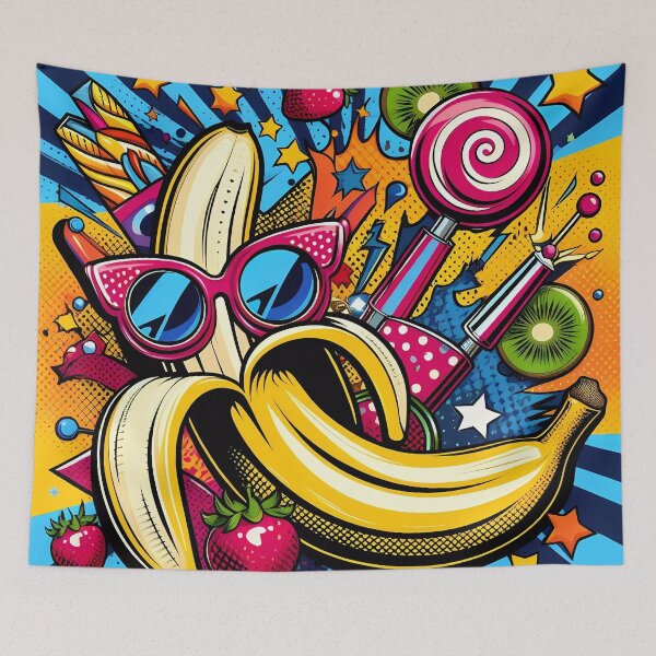 Item preview, Banana Party: Vibrant Pop Art Extravaganza designed and sold by Vitalka-uk.