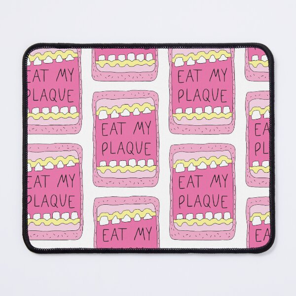 Item preview, EAT MY PLAQUE - WEIRD, SURREAL SLOGAN AND ILLUSTRATION designed and sold by Clifford Hayes.
