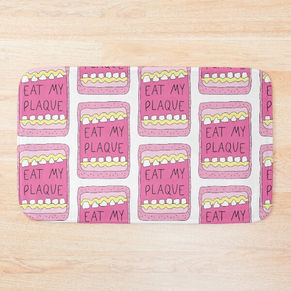 Item preview, EAT MY PLAQUE - WEIRD, SURREAL SLOGAN AND ILLUSTRATION designed and sold by Clifford Hayes.
