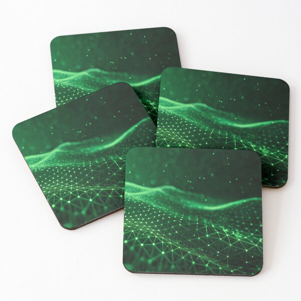 Item preview, Vibrant Digital Terrain: Interconnected Nodes designed and sold by homydesign.
