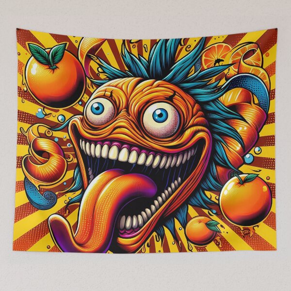 Item preview, Zesty Mania: Explosive Orange Pop Art designed and sold by Vitalka-uk.