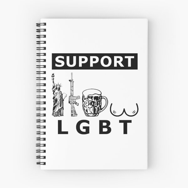 Item preview, LGBT Liberty Guns Beer Tits, support designed and sold by LaughingProf.