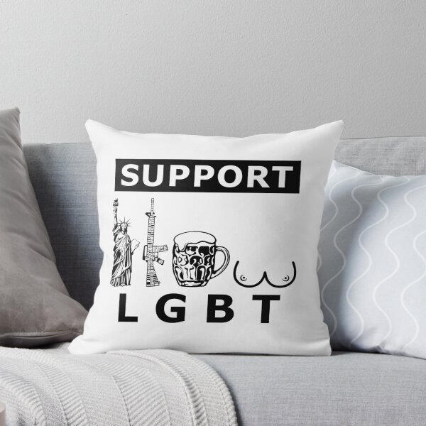 Item preview, LGBT Liberty Guns Beer Tits, support designed and sold by LaughingProf.