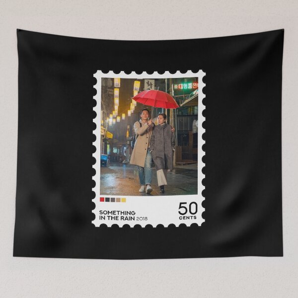 Item preview, Something in the Rain (2018) Stamp designed and sold by RabbitK.