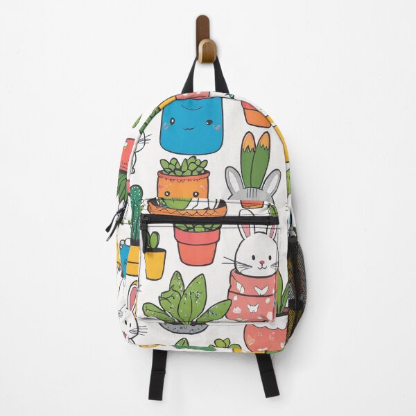 Item preview, Planting Happiness! A whimsical blend of bunnies and plants to brighten your day designed and sold by Wannaprasert.
