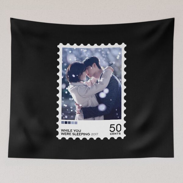 Item preview, While You Were Sleeping (2017) Stamp designed and sold by RabbitK.