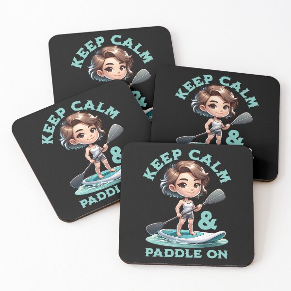 Item preview, Keep calm and paddle on designed and sold by EvergreenWhimsy.