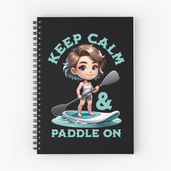 Item preview, Keep calm and paddle on designed and sold by EvergreenWhimsy.