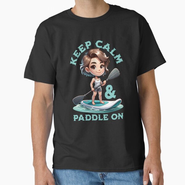 Item preview, Keep calm and paddle on designed and sold by EvergreenWhimsy.
