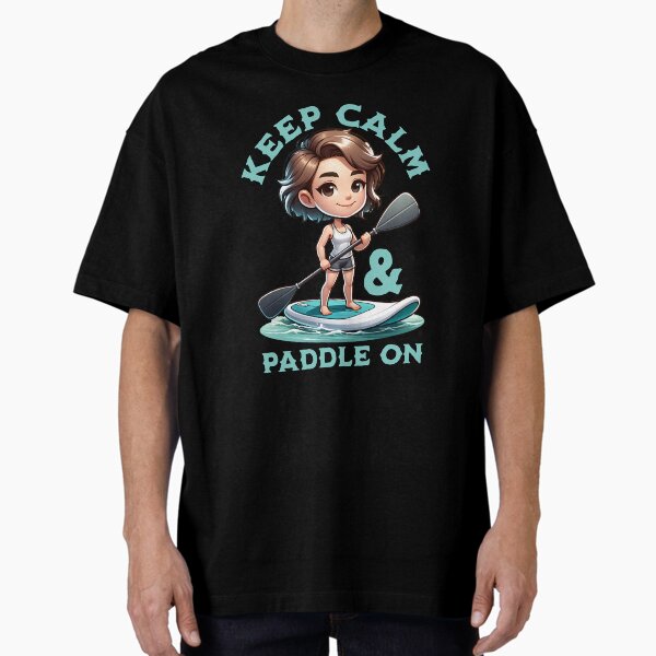 Item preview, Keep calm and paddle on designed and sold by EvergreenWhimsy.