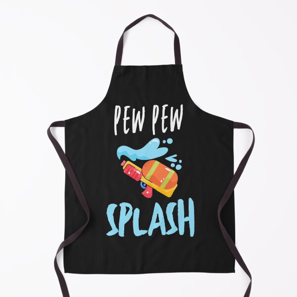 Item preview, PEW PEW Splash - Funny Summer Water Gun design designed and sold by TeeVerseDesigns.