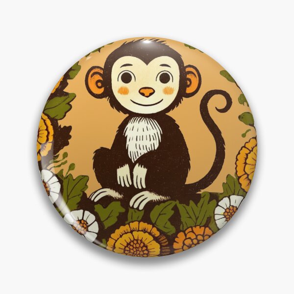 Item preview, Retro Monkey designed and sold by FrictionMaxxing.