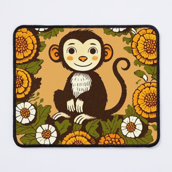Item preview, Retro Monkey designed and sold by FrictionMaxxing.