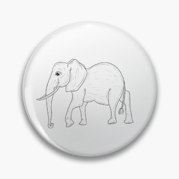 Item preview, Elephant sketch designed and sold by Xatutik.art.