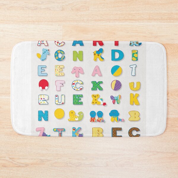Item preview, Alphabet Fun! Explore the playful world of letters with colorful designs and cute characters designed and sold by Wannaprasert.