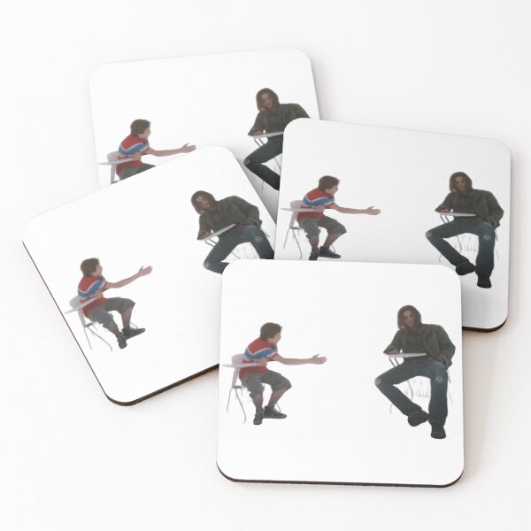 Item preview, Will and Warren sitting in the white detention room. (Regular size) designed and sold by sky-high-my-beloved.