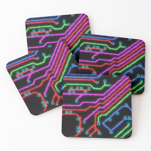Item preview, Traces Neon designed and sold by PotatoVonEpicus.