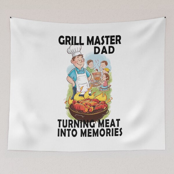 Item preview, Grill Master Dad – Funny BBQ Chef Design designed and sold by Taans-Creation.