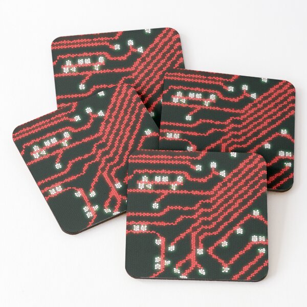 Item preview, Traces Red designed and sold by PotatoVonEpicus.