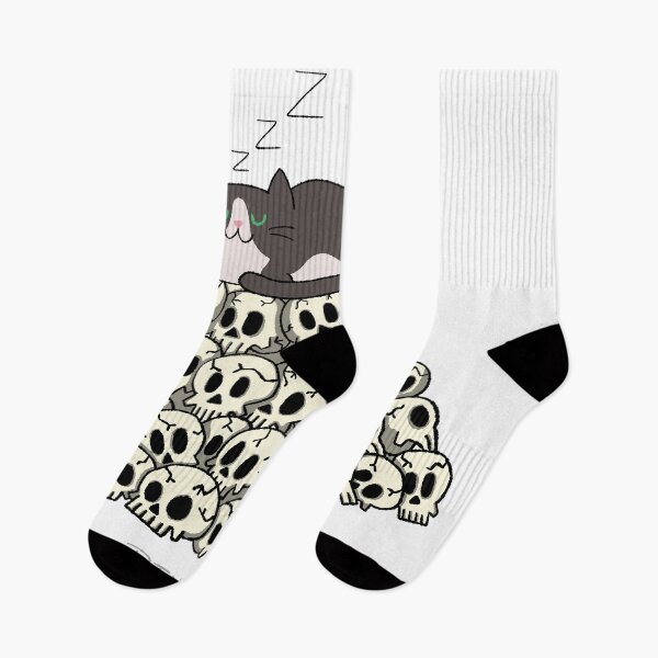 Item preview, Pudge sleeping on the skulls of her enemies designed and sold by PudgeTheCat.
