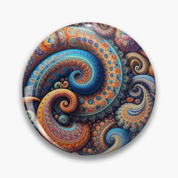Aperçu de l'œuvre Motif cachemire multicolore. créée et vendue par That-Guys-Merch.