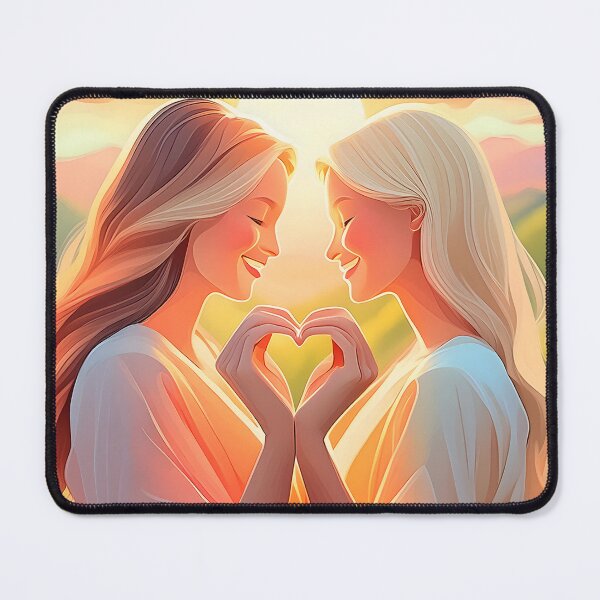 Item preview, Sunset Embrace in a Digital Dream designed and sold by homydesign.