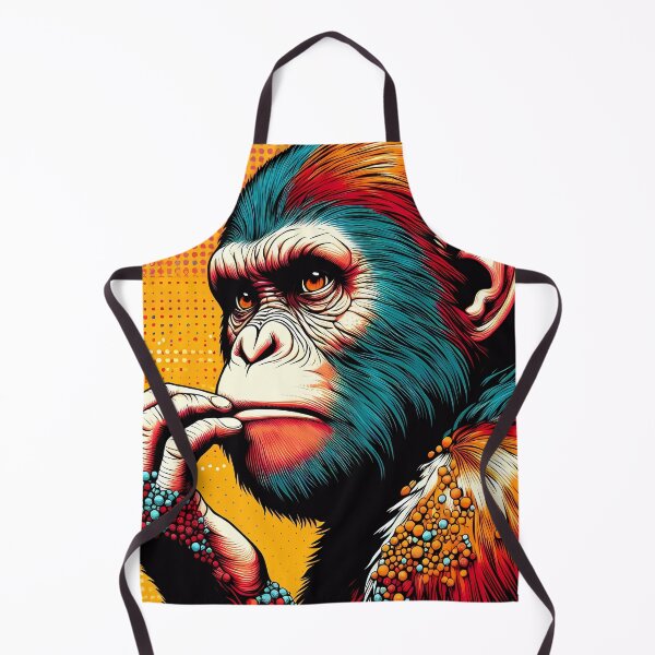 Item preview, Contemplative Ape: Psychedelic Pop Art designed and sold by Vitalka-uk.
