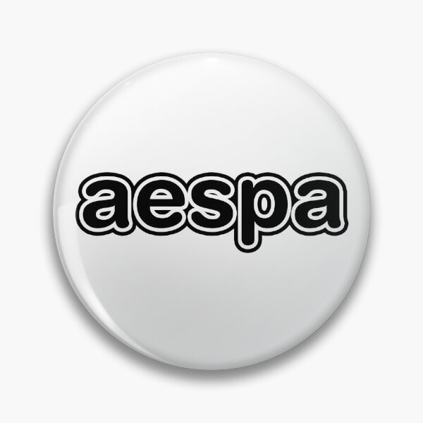 Item preview, aespa - Hot Mess aespa Logo (Black) designed and sold by Positive | K4U.