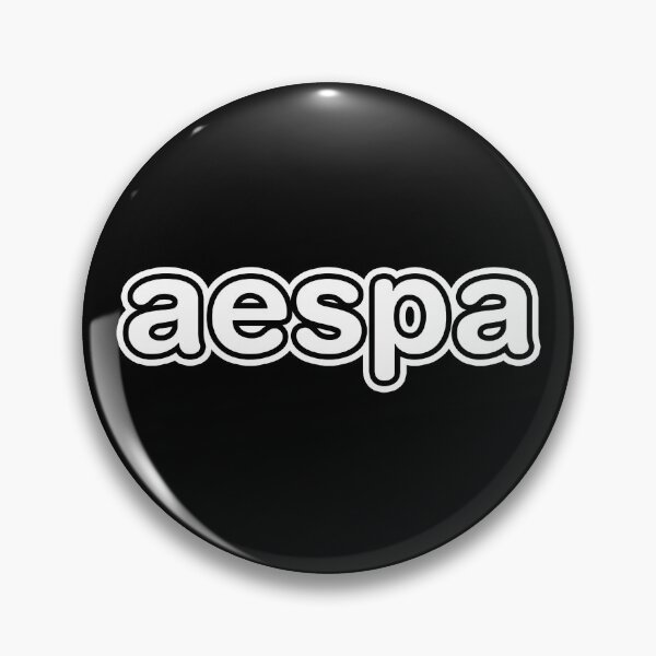 Item preview, aespa - Hot Mess aespa Logo (White) designed and sold by Positive | K4U.