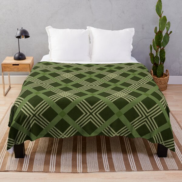 Item preview, Camouflage Earthy Dark Green Tones Plaid designed and sold by Kpss2564.