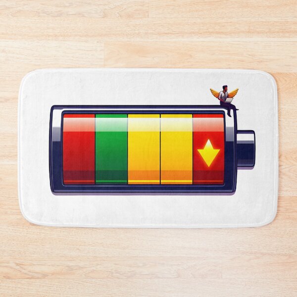 Item preview, Battery, AI, technology, phone battery, pc battery designed and sold by TrueArtVibes.