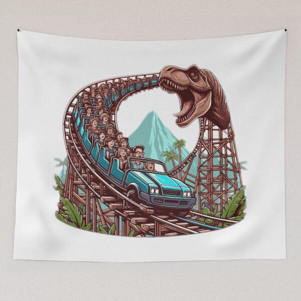 Item preview, velocicoaster universal retro designed and sold by Ren-Zou.