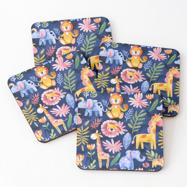 Item preview, Jungle Friends Playtime designed and sold by PawPrintStyles.