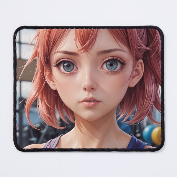 Item preview, Cute Sporty Anime Girl In The Gym designed and sold by TheArtOfPat.