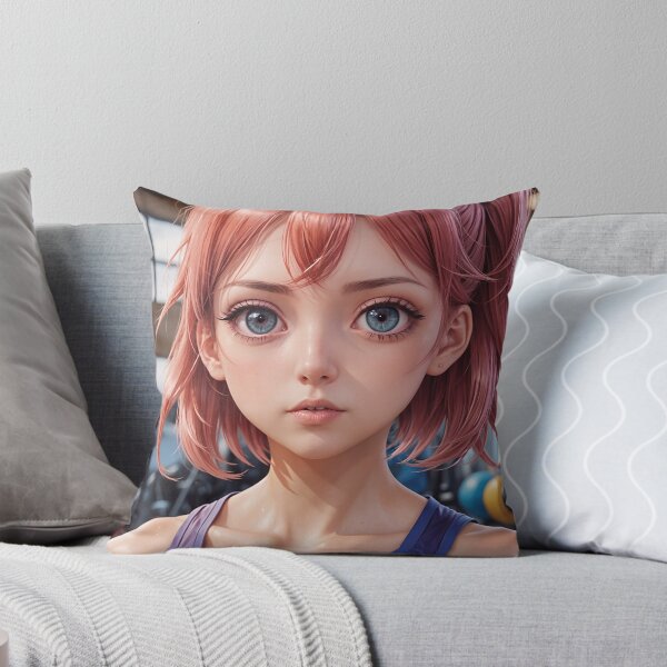 Item preview, Cute Sporty Anime Girl In The Gym designed and sold by TheArtOfPat.