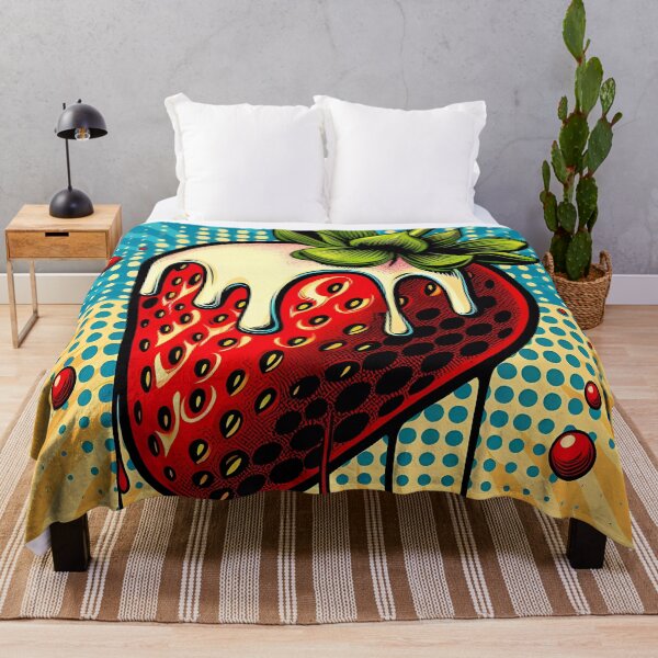 Item preview, Dripping Strawberry Delight: Pop Art Sensation designed and sold by Vitalka-uk.