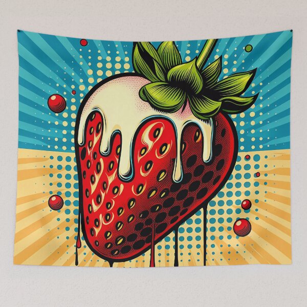 Item preview, Dripping Strawberry Delight: Pop Art Sensation designed and sold by Vitalka-uk.
