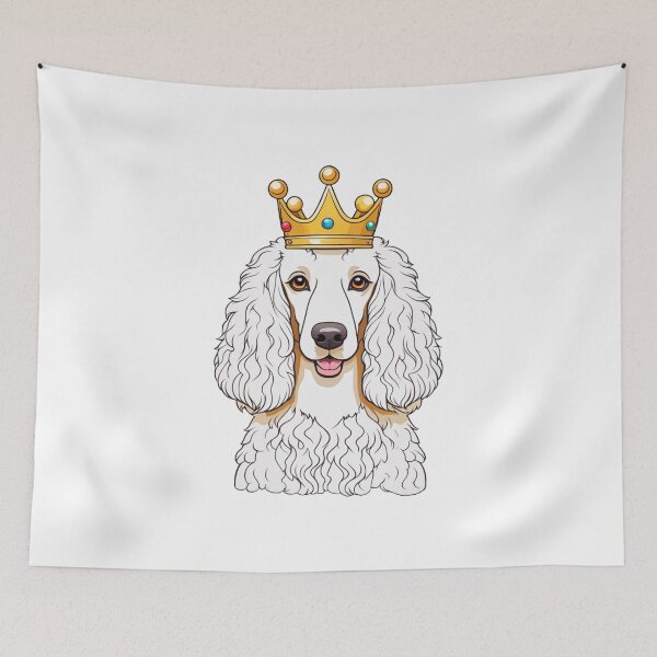 Item preview, "The crowned ones" - Standard Poodle designed and sold by VariousGoodies.