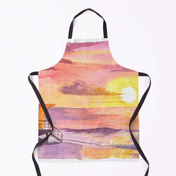 Item preview, Miami Beach Florida Sunrise with Baywatch Tower designed and sold by artshop77.